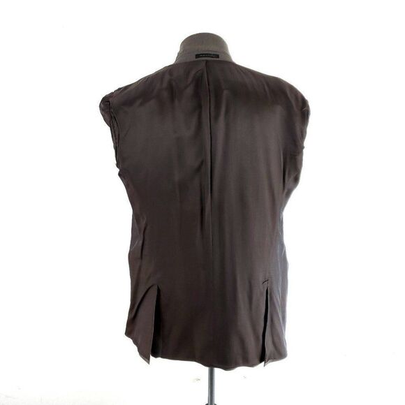 Michael Kors Wool 2‎ Button Blazer 42L Beige - Picture 10 of 10